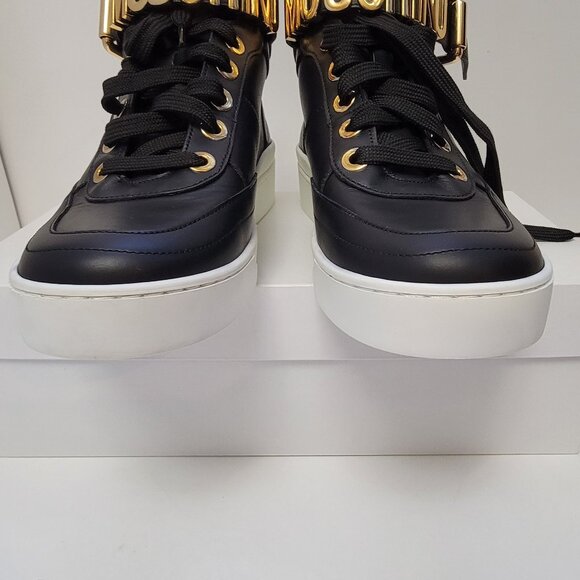 MOSCHINO Logo High-top Sneakers - Picture 7 of 13